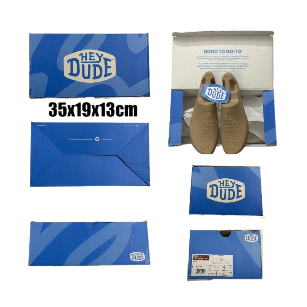2x HEY DUDE Shoe Boxes EMPTY